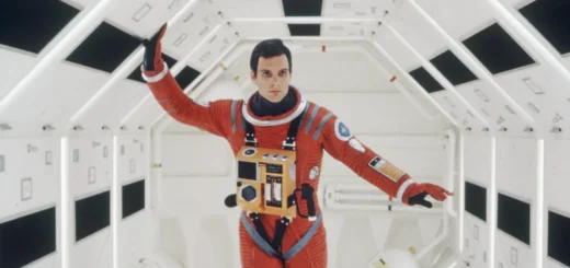 Dave Bowman na nave Discovery One em 2001 Uma Odisseia no Espaço