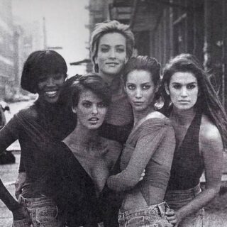 Naomi Campbell, Linda Evangelista, Christy Turlington, Tatjana Patitz e Cindy Crawford Foto: Peter Lindbergh
