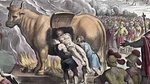 Touro de Bronze - representação