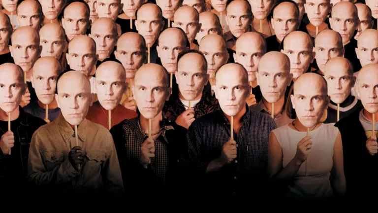 Quero Ser John Malkovich - O Corredor de Sete Minutos e Meio: Sobre Corpos Alugados e a Falência do Nome Próprio 3 Quero Ser John Malkovich - poster