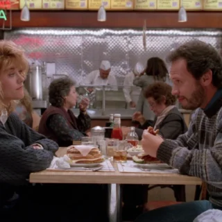 Cena de Harry e Sally na lanchonete