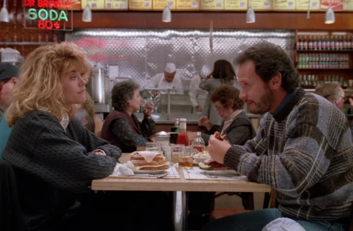 Cena de Harry e Sally na lanchonete