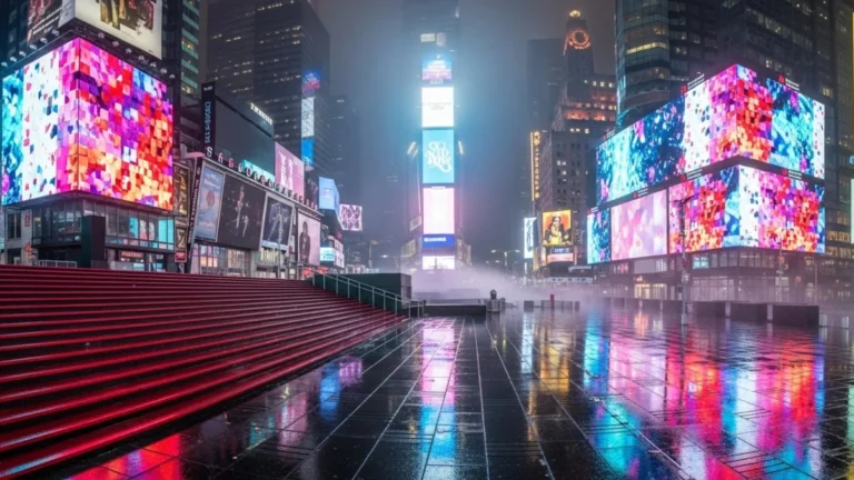 60 Segundos de Vidro e Luz: Anatomia de um Ritual Global na Engrenagem de Times Square 6 60 Segundos de Vidro e Luz: Anatomia de um Ritual Global na Engrenagem de Times Square