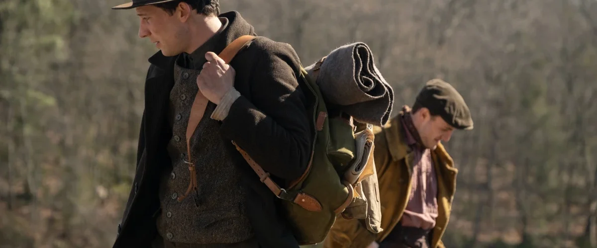 Paul Mescal e Josh O’Connor em cena do filme A História do Som (2025), dirigido por Oliver Hermanus