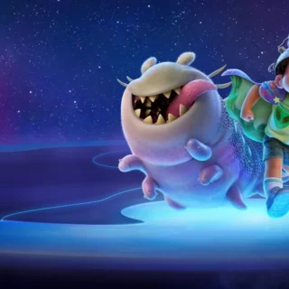 Elio e o alienígena Glordon em cena da animação da Pixar sobre amizade, solidão e pertencimento