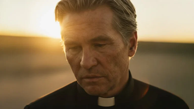 Val Kilmer recriado por inteligência artificial como Padre Fintan em As Deep as the Grave