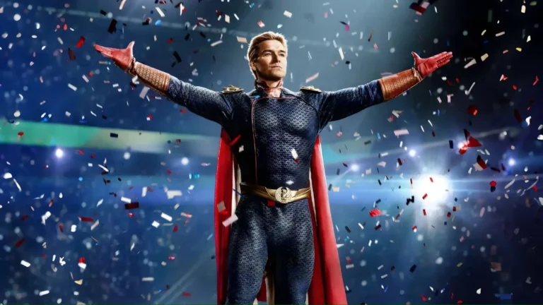 Final de The Boys Explicado: O Que a Morte de Homelander Realmente Significa 1 Homelander em cena do final de The Boys representando o espetáculo e o significado do desfecho da série