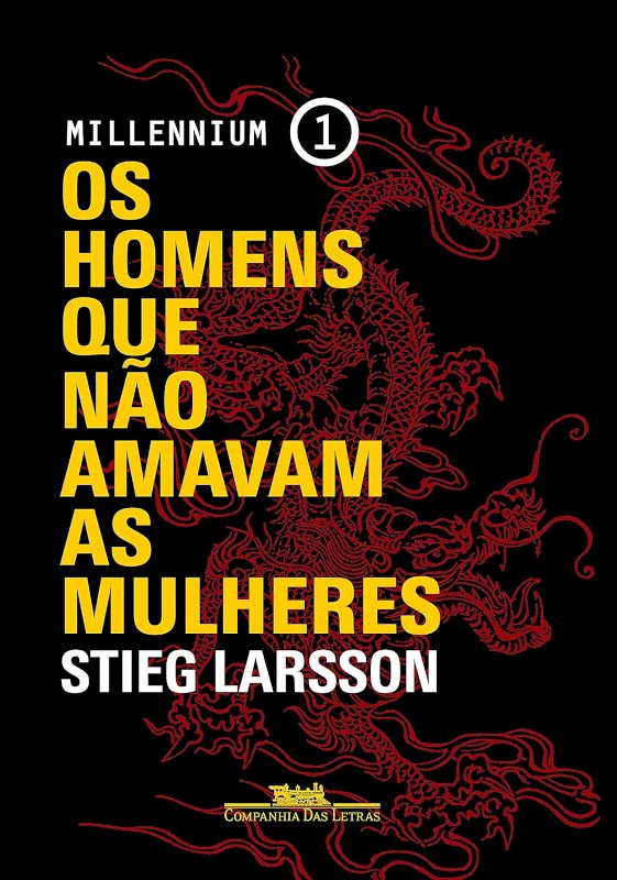 capa do livro de Stieg Larsson Os homens que n&atilde;o amavam as mulheres